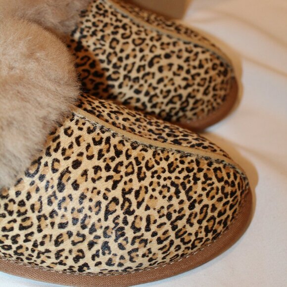 UGG WOMEN'S SPECKLES SCUFFETTE II CHESTNUT BLACK SLIPPERS - Picture 2 of 8